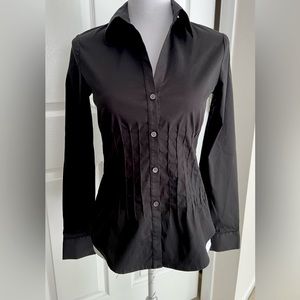 Theory Long Sleeve Blouse - Size Small